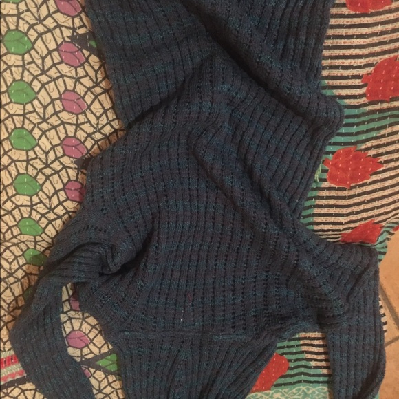 Roxy hooded tunic blue teal pre owned M - Picture 2 of 8